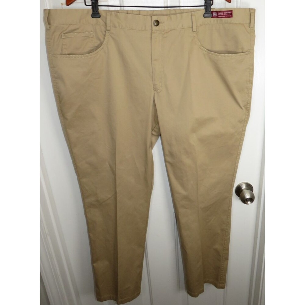 Coppley Carlo Bonomi 5 Pocket Khaki Pants Flat Front Men's Size 44 x 31 Canada